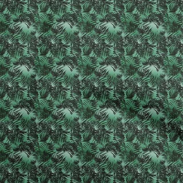 oneOone Cotton Poplin Green Fabric Abstract Sewing Craft Projects Fabric Prints By Yard 56 Inch Wide