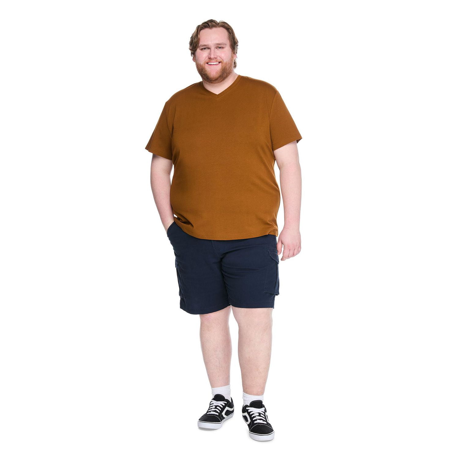 George Big Men's Stretch V-Neck T-Shirt