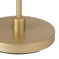 thumbnail image 4 of Bouclair Gold Floor Lamp Pleated Shade, 4 of 6