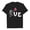 Women (Black), variant on Short Sleeve Shirts For Couples Matching Valentine's Crew Neck Fashion Heart Print T Shirt Loose Lightweight Comfy Soft His And Her Basic Tee Vacation Clothes White S