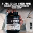 thumbnail image 2 of Jacked Factory Creatine Monohydrate Powder 1000g - Canadian-Owned Informed Choice Certified Supplement for Increased Muscle Mass*, Improved Strength, Power, & Performance** - 200 Servings, Unflavored, 2 of 8