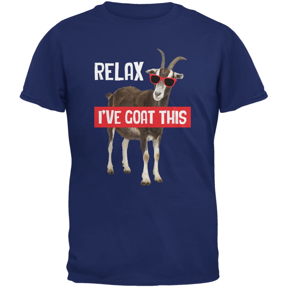 Relax J'ai une Chèvre, J'ai Ce Métro Bleu T-Shirt pour Adulte