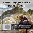 thumbnail image 3 of Radio AM FM Portable avec Meilleure Réception et Haut-Parleur Puissant, 3 of 8