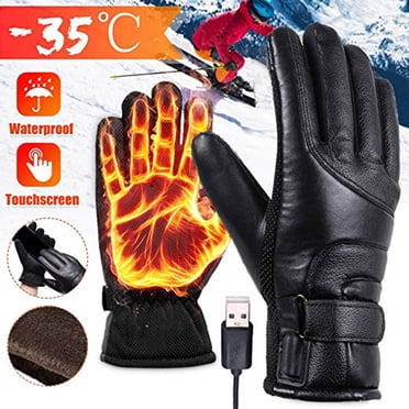 Winter Gloves Men,Winter Gloves Men,Heated Gloves for Men Women, Heated Touchscreen Warm Gloves for Winter,Battery Powered Windproof Ski Camping Gloves for Winter,Gloves for Men,Winter Gloves Women