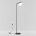 thumbnail image 4 of Artika Clayton Lampe sur Pied Moderne Mi-Siècle, Noir, 4 of 7