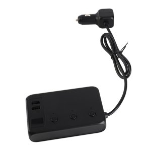 Adaptateur 171W 3 Adaptateur de chargeur de voiture de Splitter de puissance de socket
