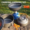 thumbnail image 3 of Camping Cooking Set Camping Cookware Set 16pcs Camping Pot pan Set Nesting Camp Cook Set, 3 of 8