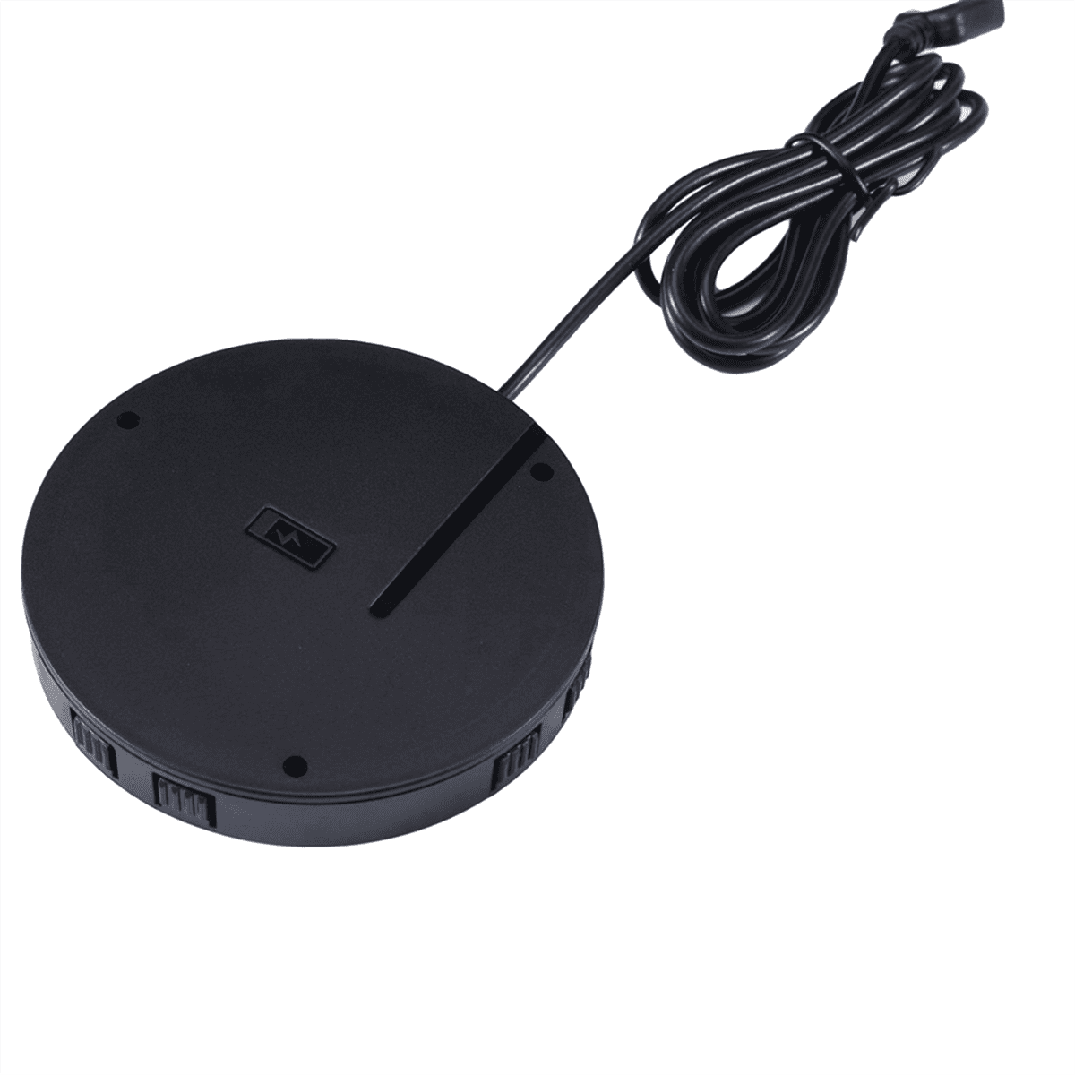 15W Invisible Wireless Charger 20MM Air Separation Fast Charging Easy Installation Quick Charger,1 * wireless charger 3 * screw,Black