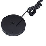 15W Invisible Wireless Charger 20MM Air Separation Fast Charging Easy Installation Quick Charger,1 * wireless charger 3 * screw,Black