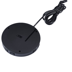 15W Chargeur invisible sans fil 20MM Air Charge rapide de séparation Installation facile Chargeur rapide,1 * chargeur sans fil 3 * vis, noir
