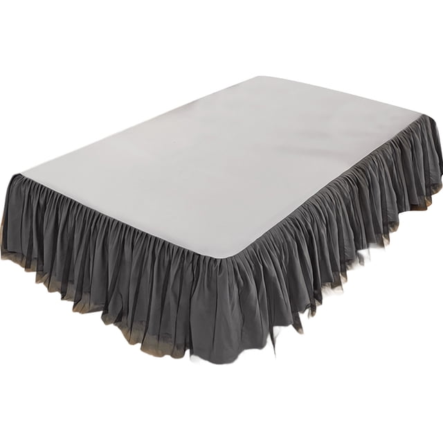 Defend Slip Mattress Cover Mesh Bed Skirt Protector With Dusts Barrier Suitable For Home Decoration 59x79in