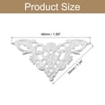 thumbnail image 2 of Decorative Edge Cover, Album Corner Protectors for Box Wooden Case Table Desk, 12 Pcs, 34mm White, 2 of 6