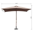thumbnail image 2 of Outsunny parapluie de patio en bois rectangle, 2 of 2