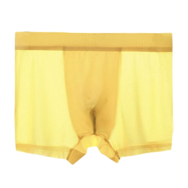 Ice Silk Thin Style Traceless Boxers Business Breathable Mens Summer Comfortable Boxers