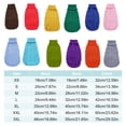 thumbnail image 3 of Dalazy Chien Vêtements Polyester Animaux de Compagnie Fournitures Chiens Gilet Chiot Chemise Rayé Différentes Tailles Chiots Robe Accessoires pour Animaux de Compagnie Rouge XXL, 3 of 7