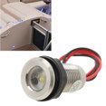 thumbnail image 1 of Recessed LED Deck Light, 1 Inch 12 To 24V IP68 Waterproof Outdoor LED Deck Lighting For Deck Stairs Patios Floors Pools Walkways, 1 of 8