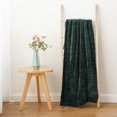 thumbnail image 2 of Battilo Dark Green Christmas Throw Blanket Chenille Knit Throws for Couch Bed, Super Soft Decorative Farmhouse Cozy Sofa Blanket in Home (Dark Creen, 51"x 67"), 2 of 6