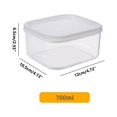 thumbnail image 1 of zanvin Kitchen Storage ,Fall Gifts,Refrigerator Storage Box, Large Capacity Transparent And Fresh Storage Box, Kitchen Storage Sealed Jar, Fruit And Vegetable Food Sorting And Storage, 1 of 2