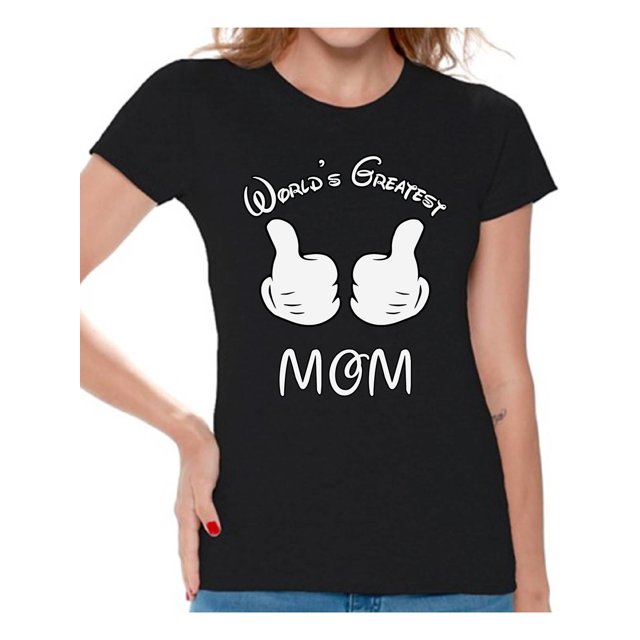 Awkward Styles Monde des Femmes le Plus Grand T-shirt de Maman Graphique Tops Fête des Mères