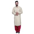thumbnail image 1 of Atasi Kurta-Pyjama Punjabi pour Hommes, Ensemble Kurta-Pyjama Décontracté Imprimé pour Hommes, 1 of 5