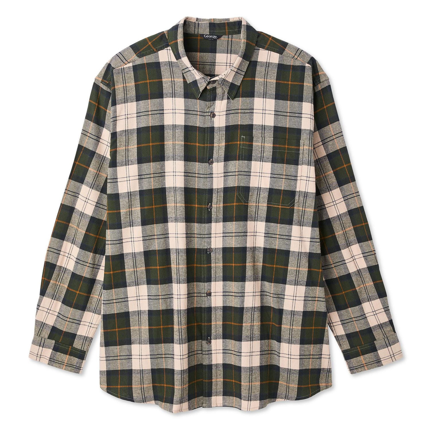 George Big Men's Flannel Shirt