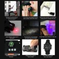 thumbnail image 4 of Montre Multifonctionnelle Extérieure Alliage Portable Survie LED Torche d'Urgence Corde Boussole Sifflet Horloge Bracelet Montre USB Rechargeable Résistante aux Attaques, 4 of 7
