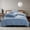 🔥 Light Blue, variant on Sentmoon 4 Piece Bedding Set Solid Color Washed Cotton Duvet Cover Sheet Set Queen King Size 1.8m Bed 180x220cm Duvet Cover Pillowcase All Season Soft Comfortable Bedroom Linen