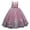 A, variant on Girls Dresses Flower Lace Maxi Gown for Kids – Wedding Party Formal Dress with Sequin Bowknot Puff Sleeves and Elegant Design