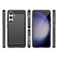 thumbnail image 2 of PANDACO Navy Brushed Metal Case for Samsung Galaxy S24, 2 of 3