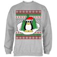 thumbnail image 1 of Penguin on Ice Ugly Christmas Sweater Mens Sweatshirt, 1 of 1