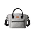 thumbnail image 1 of Insulated Lunch Bag for Women Men, Adult Lunch Box for Women with Adjustable Shoulder Strap, Portable Large Lunch Tote Bag for Office Work Picnic Beach, Reusable Lunch Cooler Bag (Navy), 1 of 8