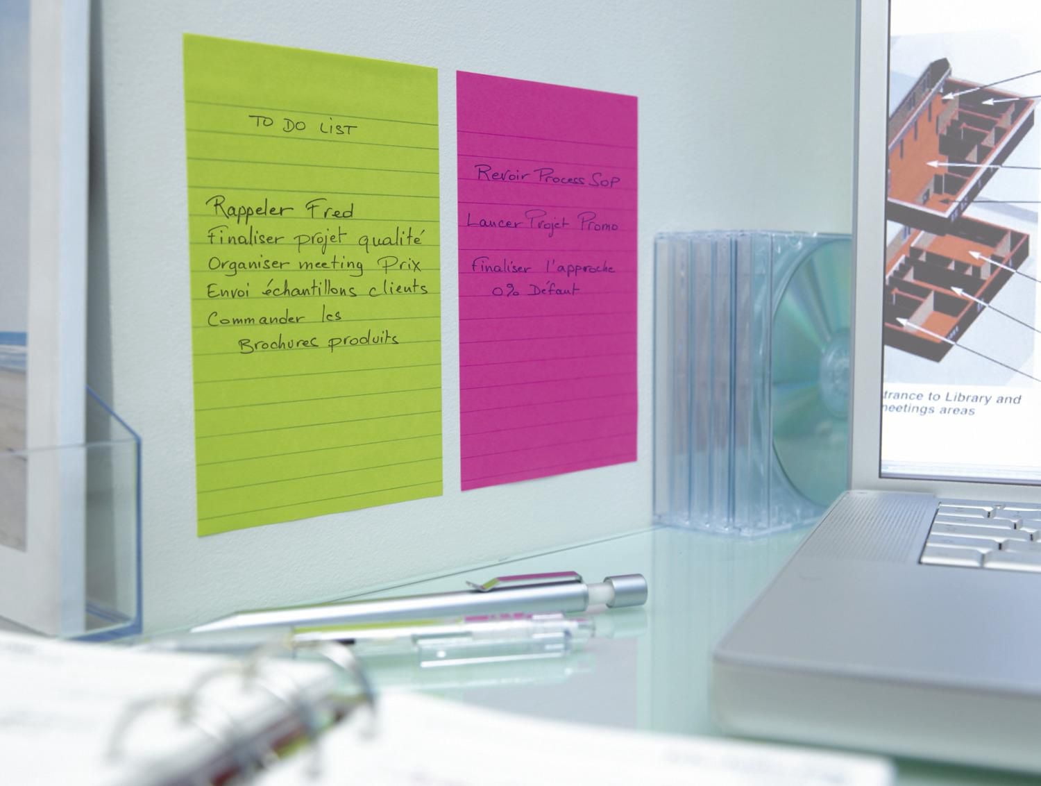 Post-it® Super Sticky Notes 654-5SSMIA-C RP, Miami Collection