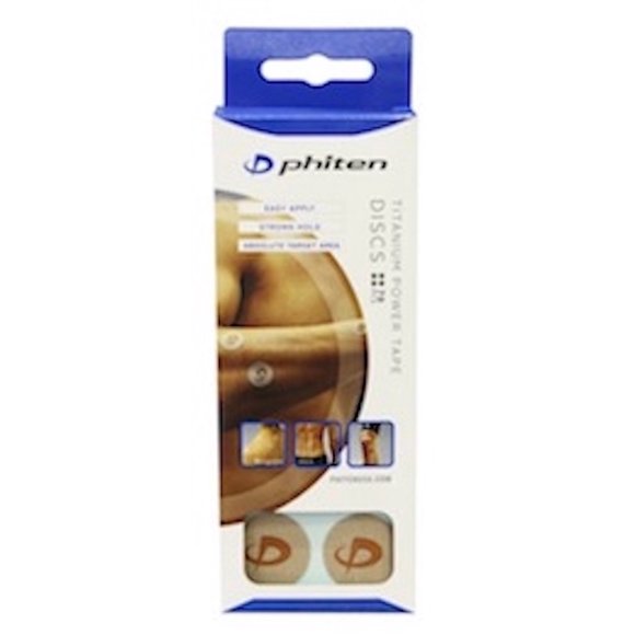 Phiten Disques de Ruban Adhésif en Titane 70 Unités (2 Pack)