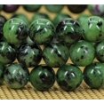 thumbnail image 4 of Angelstones Rubis Naturel en Zoisite Perles Rondes 10 mm Bracelet Extensible 7 Pouces Unisexe, 4 of 4
