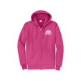 thumbnail image 1 of Gravity Outdoor Co. Zip-Up Hoodie - Sangria - White Logo - Medium, 1 of 2