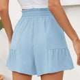thumbnail image 5 of Ketyyh-chn99 Shorts Pantalon pour Femmes 2024 Été Shorts de Marche Super Confortables pour Femmes Bleu Clair,2TG, 5 of 5