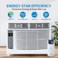 thumbnail image 4 of Yiwa 6000 BTU Window AC Unit, Fast Cooling Air Conditioner with Remote, App Control, and Low 50dB Noise Level, 4 of 9