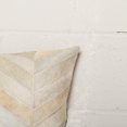 thumbnail image 4 of TORINO CHEVRON COWHIDE PILLOW 18"X18" 2-PACK, 4 of 4