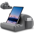 thumbnail image 1 of CreaDream Support d'Oreiller pour Tablette, Support de Tablette pour Lit, Genoux et Bureau avec 3 Angles de Vision, Coussinet Souple Compatible avec Tablettes de 4 à 13 Pouces, iPad Pro 13 11 Air, Galaxy Tab, 1 of 9
