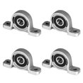 thumbnail image 1 of maskred 4 Pcs Inner Bore Ball Mounted Pillow Block Flange Micro Vertical Bearing Pillow Block Bearing No.3, 1 of 6