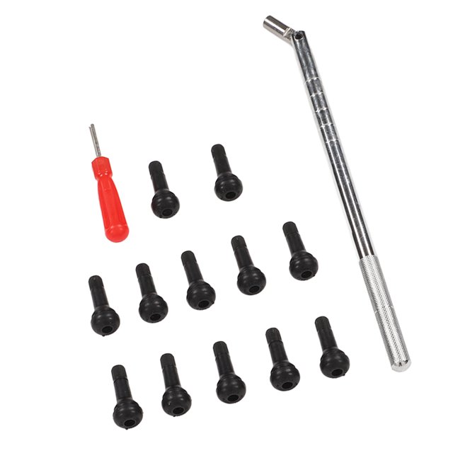 Valve Stem Removal Tool, Lightweight Tire Valve Stem Puller Kit Heavy Duty Damage Free Single Head Handled Cover For RVs Bicycles Bikes
