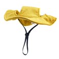 thumbnail image 3 of Yinanstore Extérieur Chapeau pour Animaux de Compagnie Cordon Réglable Cordon Respirant d'Été Chien Chapeau pour la Course d'Été Voyage Randonnée en Plein Air XL Jaune, 3 of 8