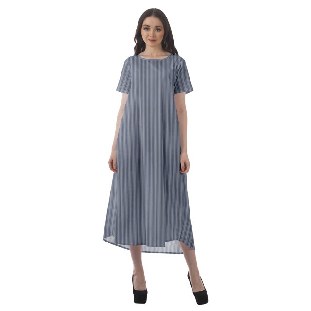 Moomaya Tenues d'Été Femmes Coton Flex Imprimées Robes Décontractées