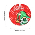 thumbnail image 2 of Pisexur Christmas Tree Skirt ,Many patterns 35.16"Christmas Tree Upholstered Bottom Cover, Suitable For Christmas Tree Decorations, Christmas Family Gathering Christmas Decorations Christmas Gifts, 2 of 5