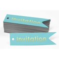 thumbnail image 2 of Inkdotpot Gold Foil Paper Hang Tags Invitation Party Favor Tags 50 Pieces, 2 of 6