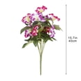 thumbnail image 3 of Fasiaou Artificial Flowers for Outdoors, UV Resistant Fake Realistic Flowers with Plastic Plants Spring Decor, Faux Silk Flowers for Outside Window Box Front Porch Planter Decor,D, 3 of 6