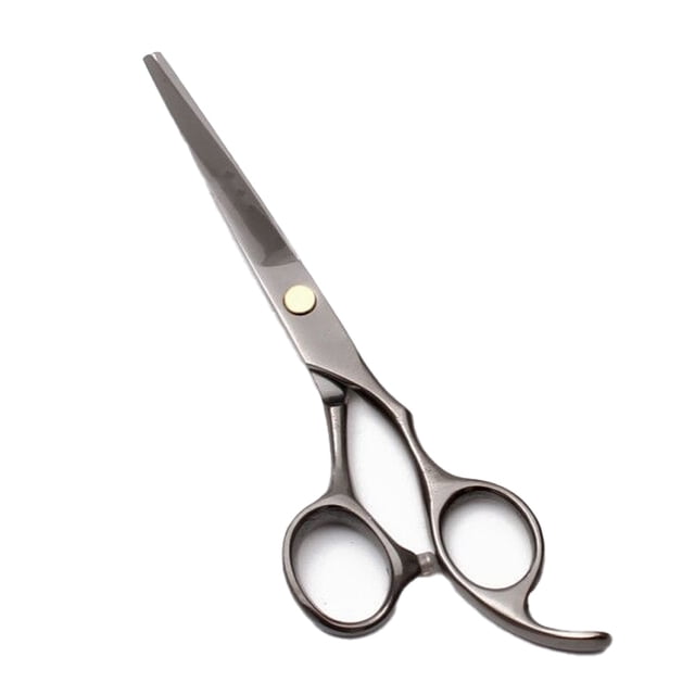 Scissors Hair scissors Professional Hair Shears Cutting Shears Hair Cutting Scissors Barber Shears with a metallic finish and Japanese ergonomic handle design for reduced fatigue during long-term use. Features sharp blades with edge sharpness retention, suitable for cutting wet and dry hair, nose, beard, sideburns, and soft human or animal hair. Ideal for barber shops, hair salons, studios, or home use.