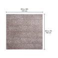 thumbnail image 4 of HOMETRENDS Dark Grey Mélange Plush Throw, 4 of 4