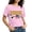 511_Pink, variant on Chenmei Short Sleeve T Shirts for Women Cup 2026 Shirt Women USA Football Season T Shirt Funny Graphic Short Sleeve Shirt Womens Summer Tops