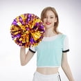 thumbnail image 1 of Fleurs de Cheerleading Portatives pour Événements et Fêtes, Activités Sportives, Performance Légère, Design de Boucle Double Colorée, 2 Pcs, 1 of 3